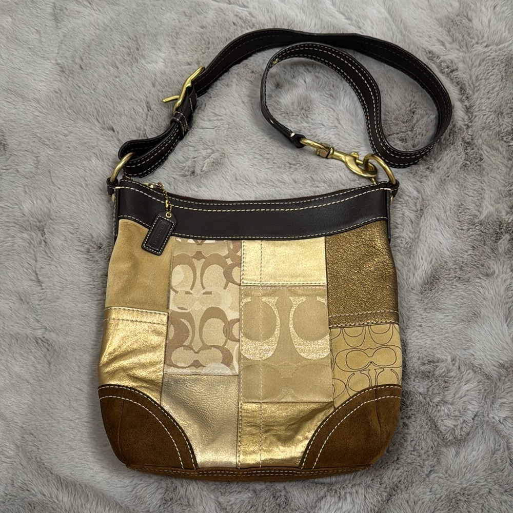 Coach patchwork crossbody